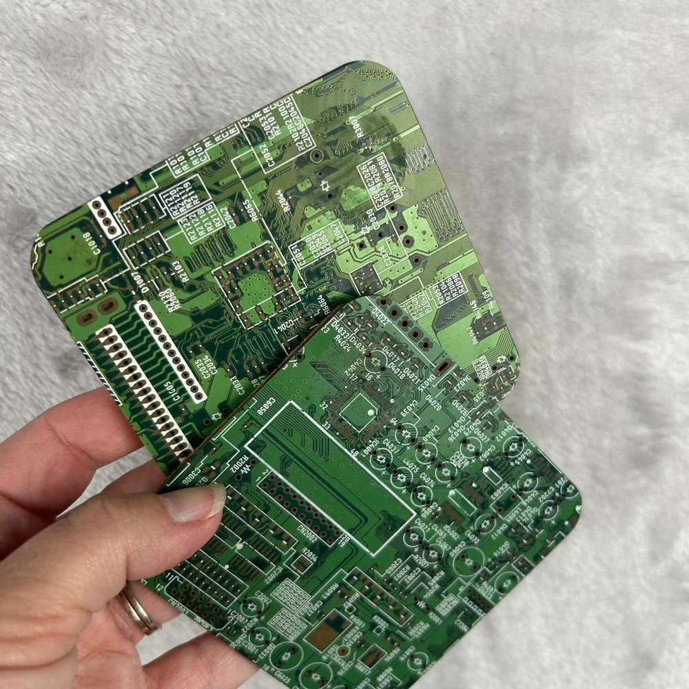 Circuit Board Coasters‎ Set of 2 Tech Inspired Drink Computer Geeky Home Decor